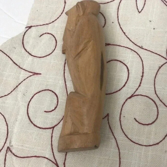 Vintage Hand Carved Wooden Monkey See No Evil, Hear No Evil, Speak No Evil - Picture 9 of 9